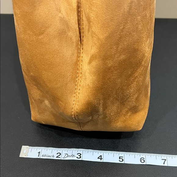 Ahdorned | Suede Hobo Bag w/Matching Bag & Embroidered Crossbody Strap - Picture 15 of 17